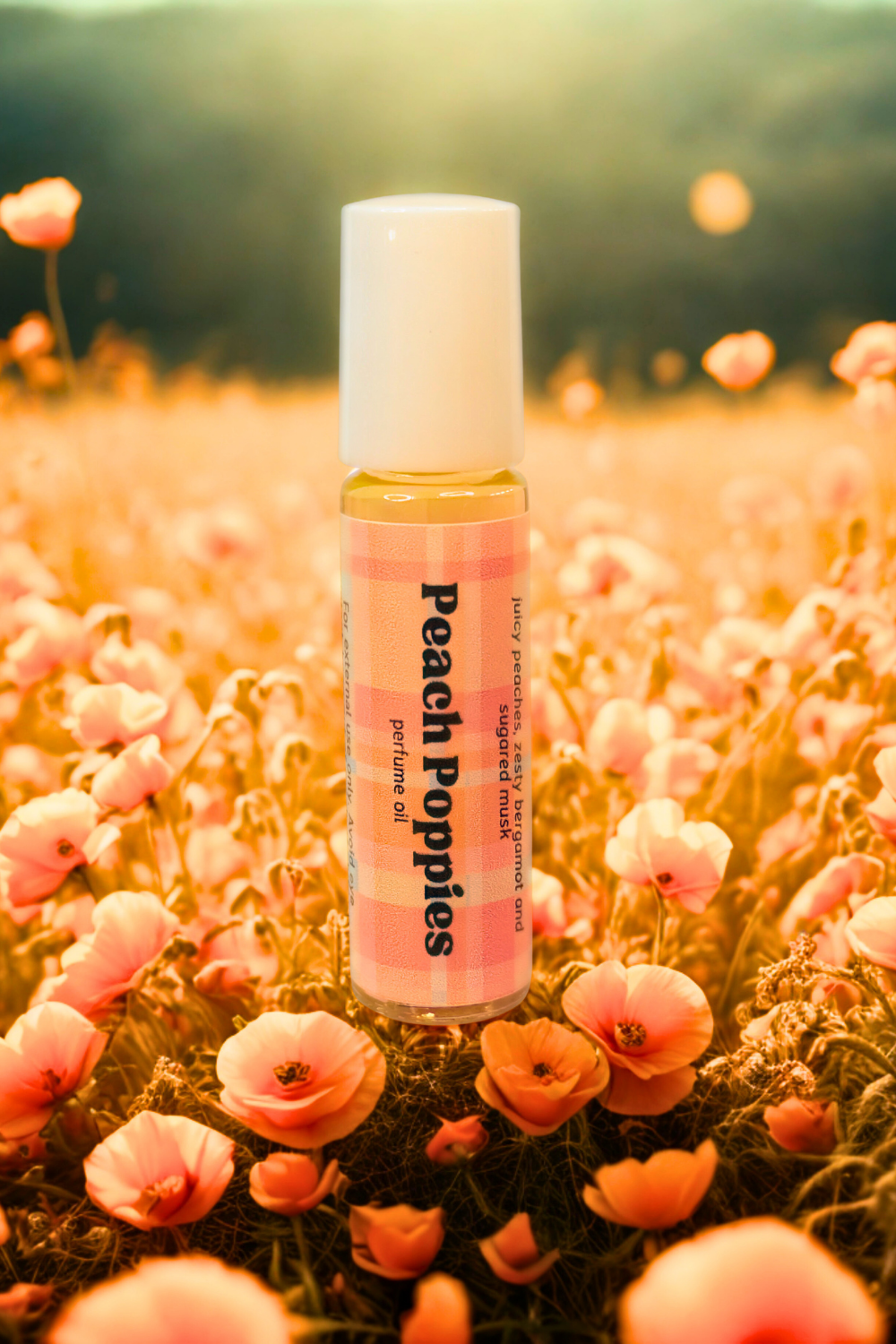 Peach Poppies Roll-On Perfume