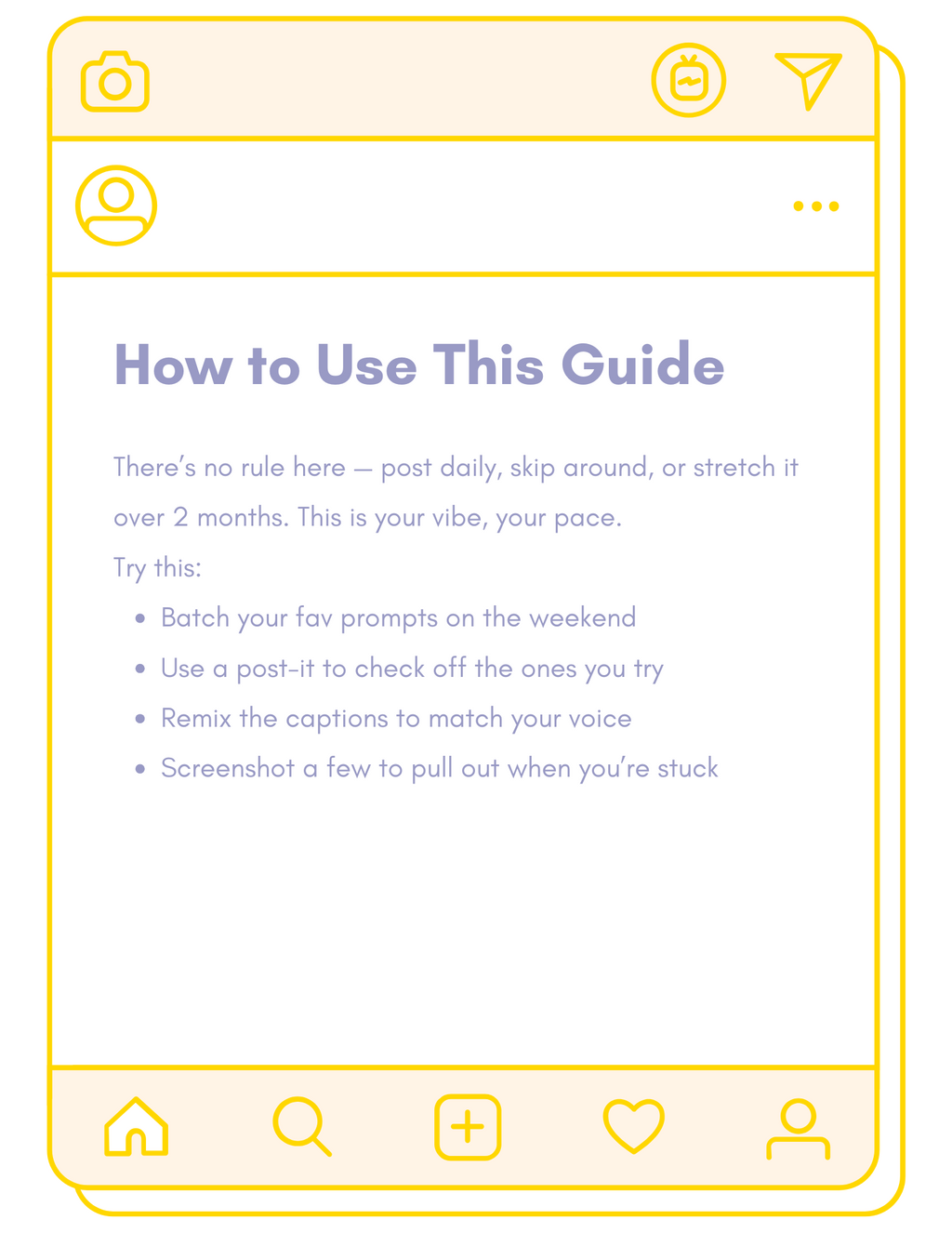 Glow Up Your Grid: 30 Days of Plug-and-Post Prompts