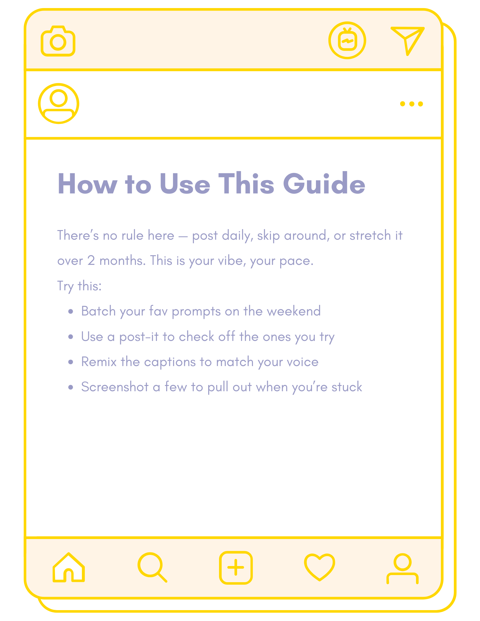Glow Up Your Grid: 30 Days of Plug-and-Post Prompts