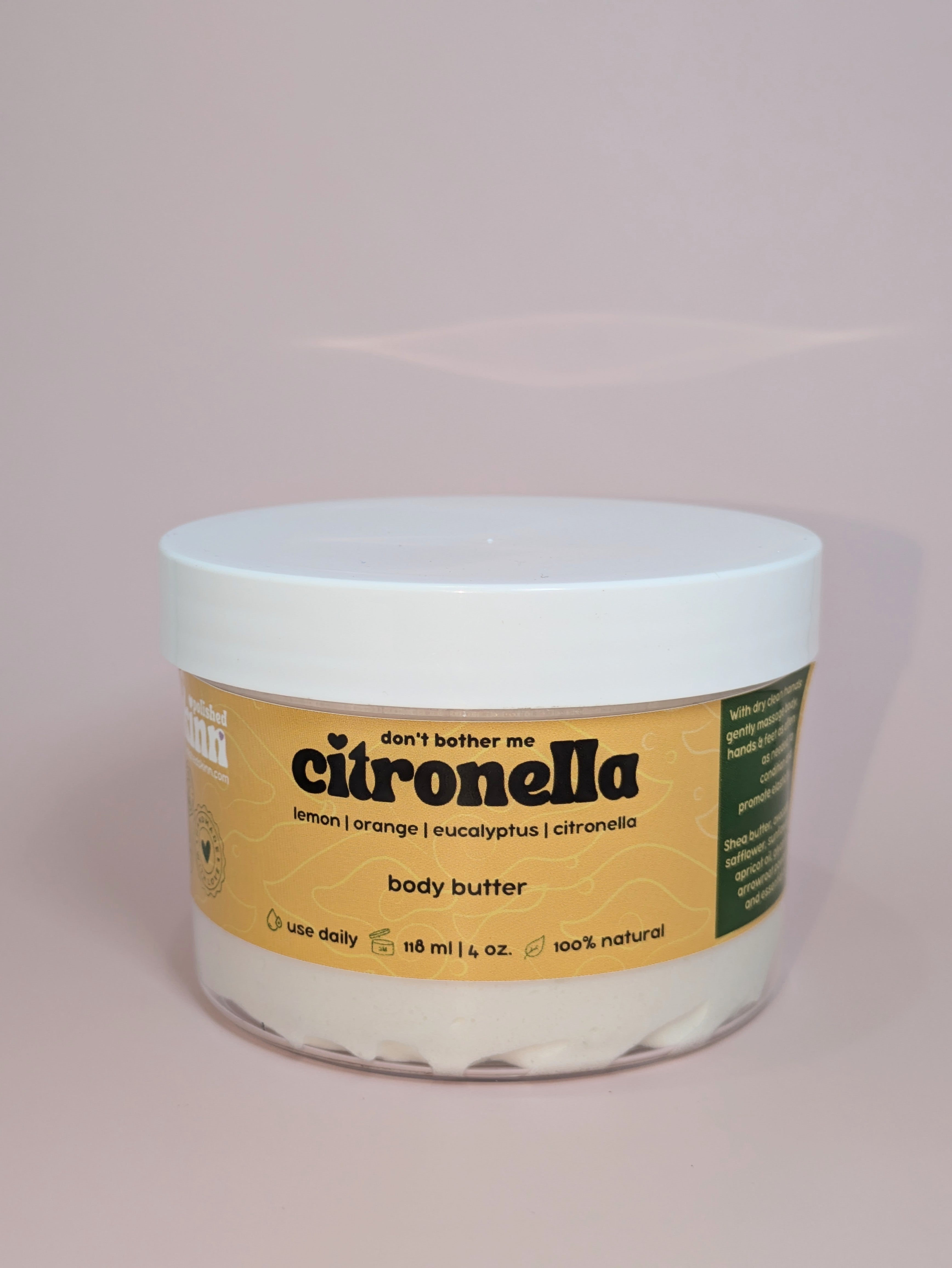 citronella body butter