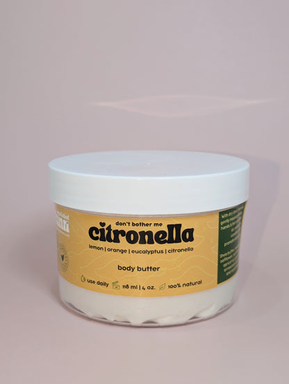 citronella body butter