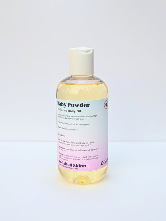 baby powder body oil
