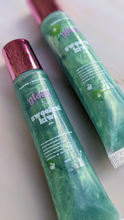 sweetest kiwi lip gloss 🥝