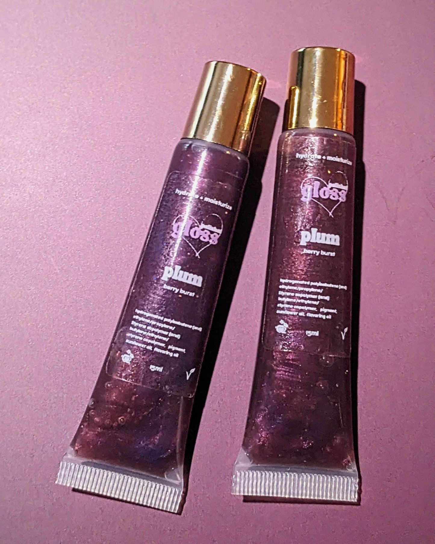 plum lip gloss 🫐