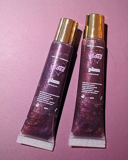 plum lip gloss 🫐