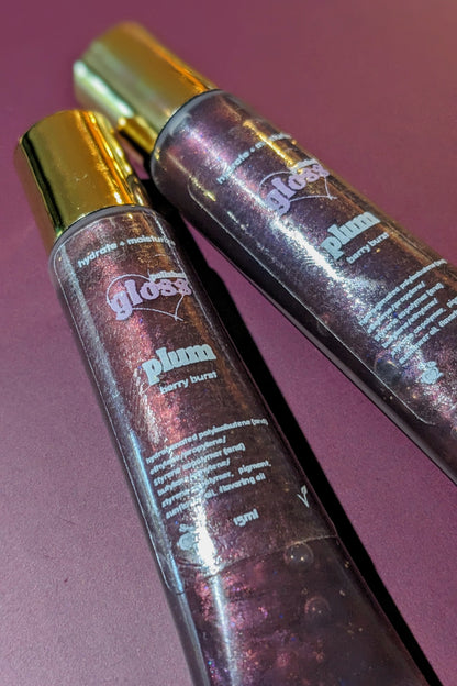 plum lip gloss 🫐