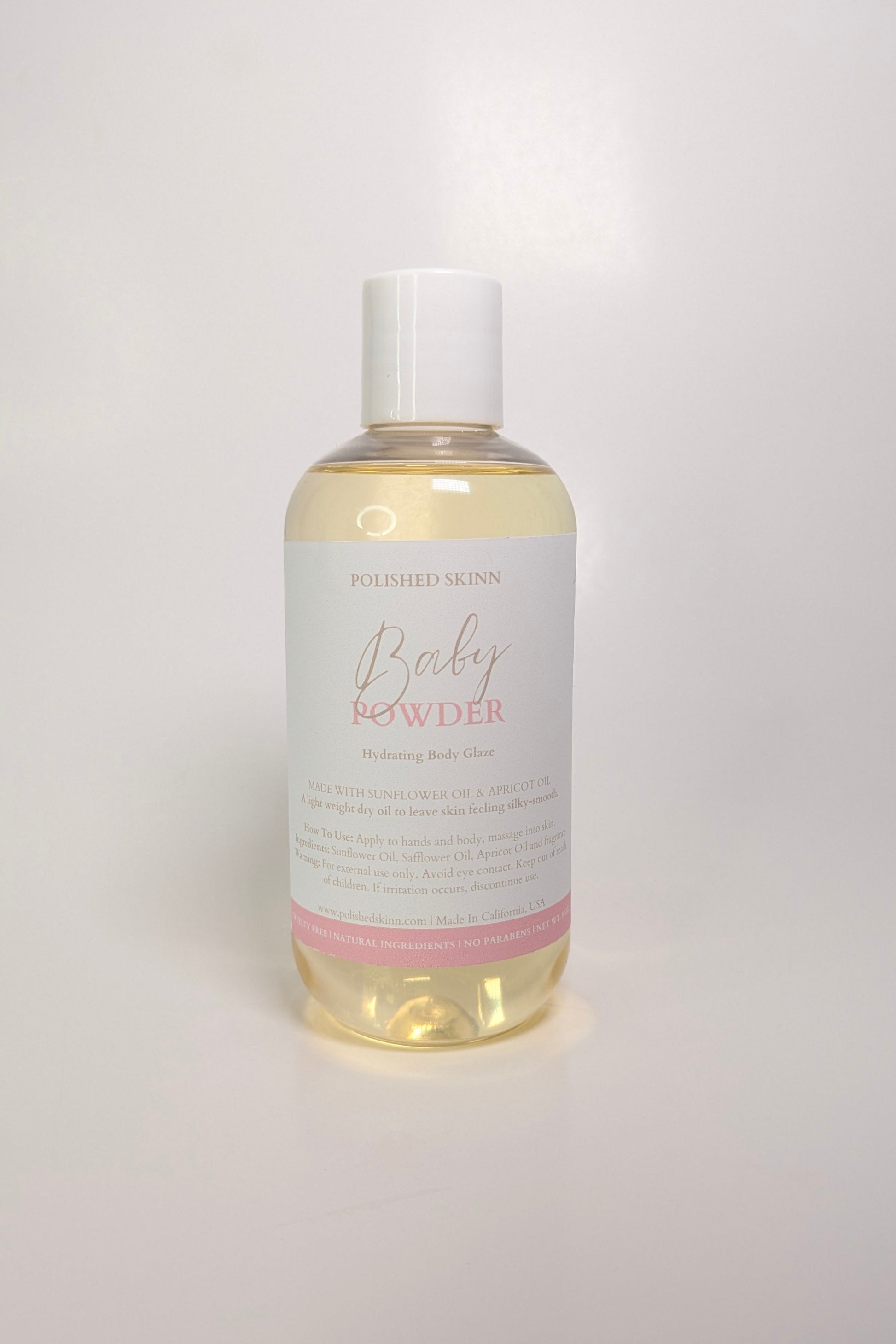 body oil scented baby powder
