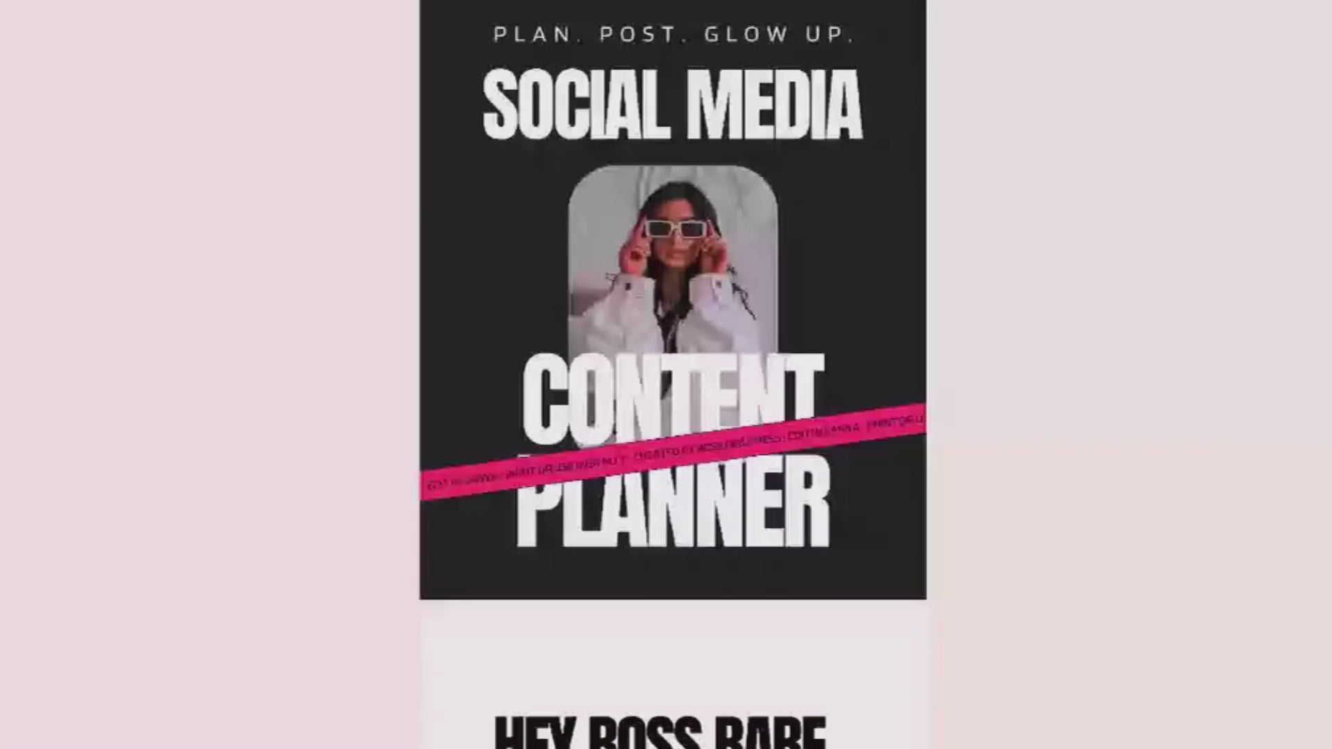 Content Planner for Social Media | Weekly & Monthly Strategy | Instagram Planner | Digital Download