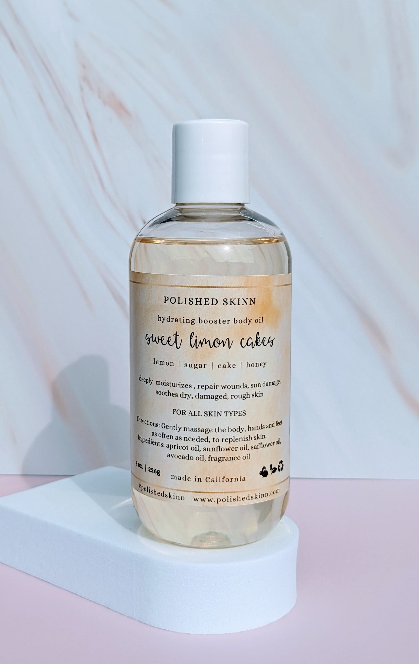 sweet límon cakes body oil 🍋