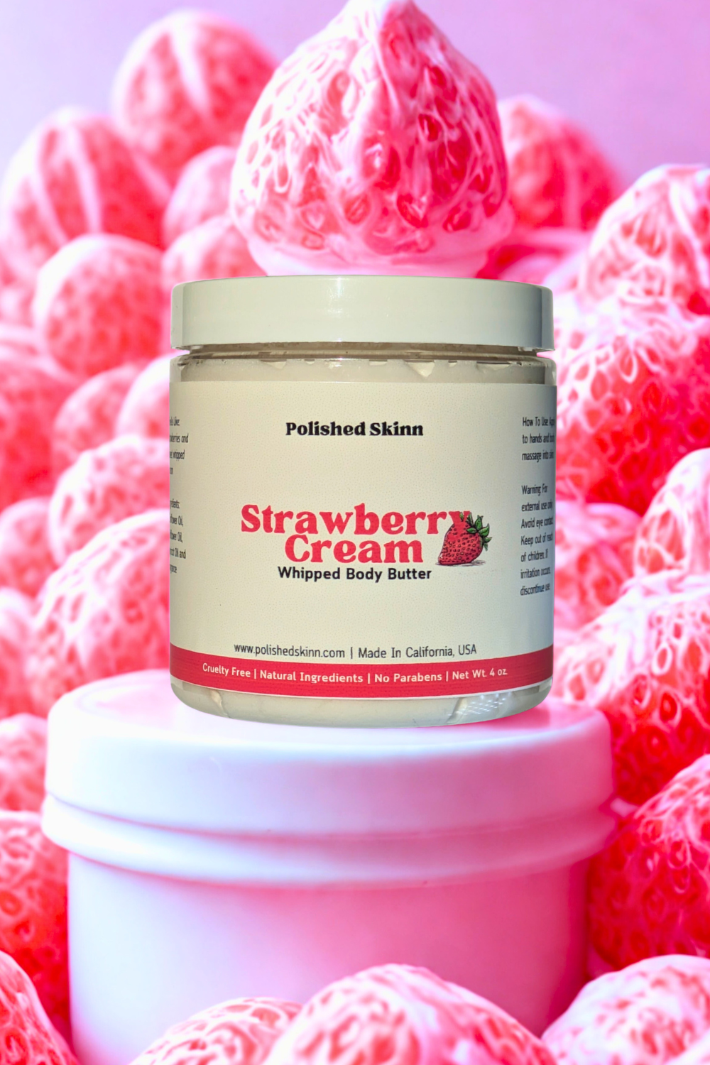 Strawberry Cream Body Whip